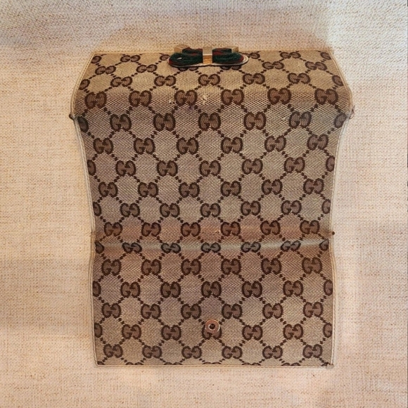 Gucci Shelly Bow Long Wallet, Vintage - Picture 4 of 10